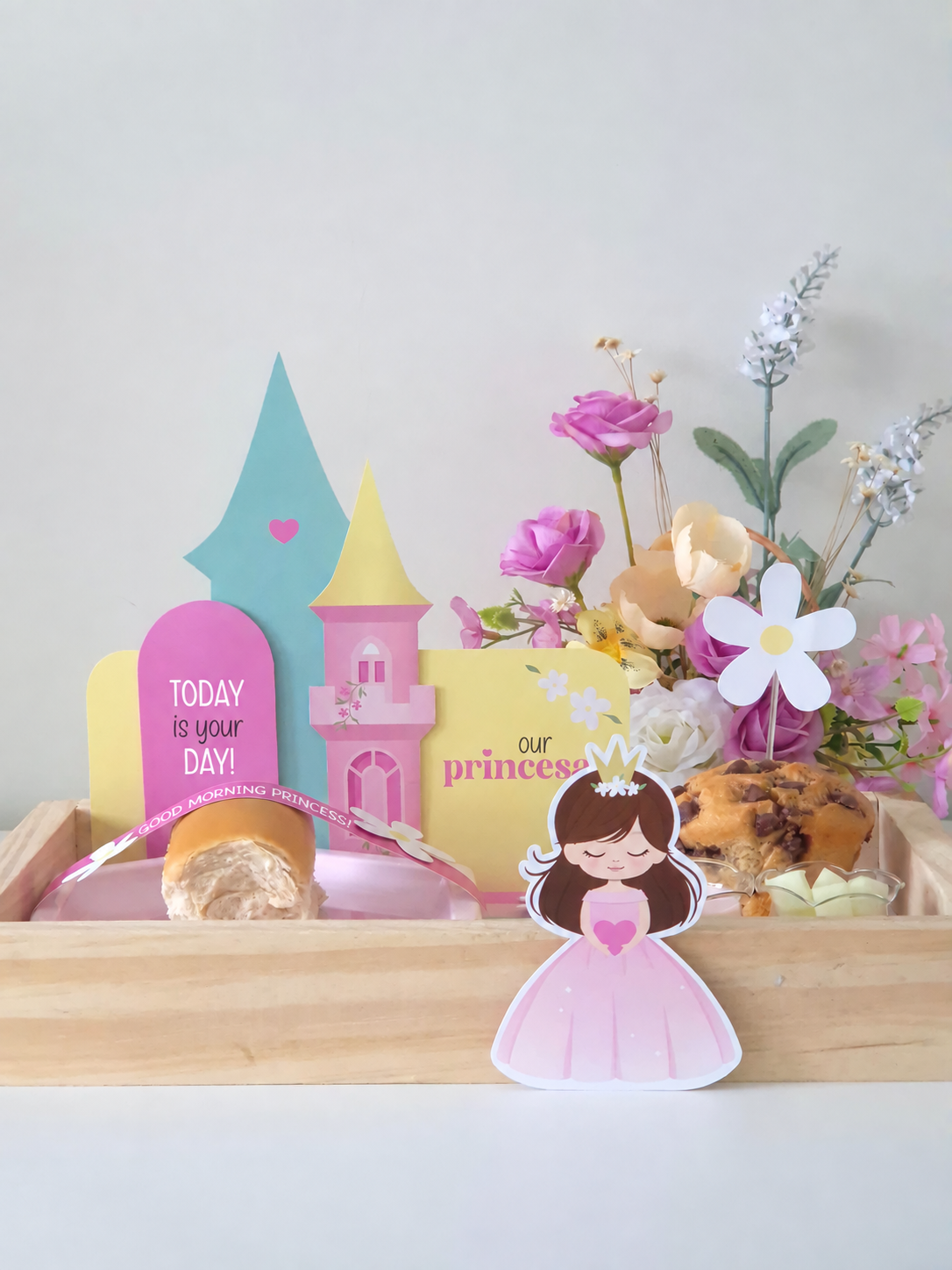 Princess themed gift basket